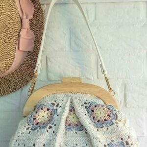 Blue Flowers Handbag