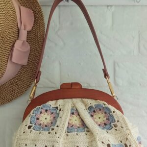 Blue Flowers Handbag