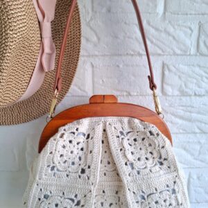 White Flowers Handbag