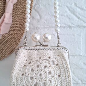 White Flowers Bag/Clutch