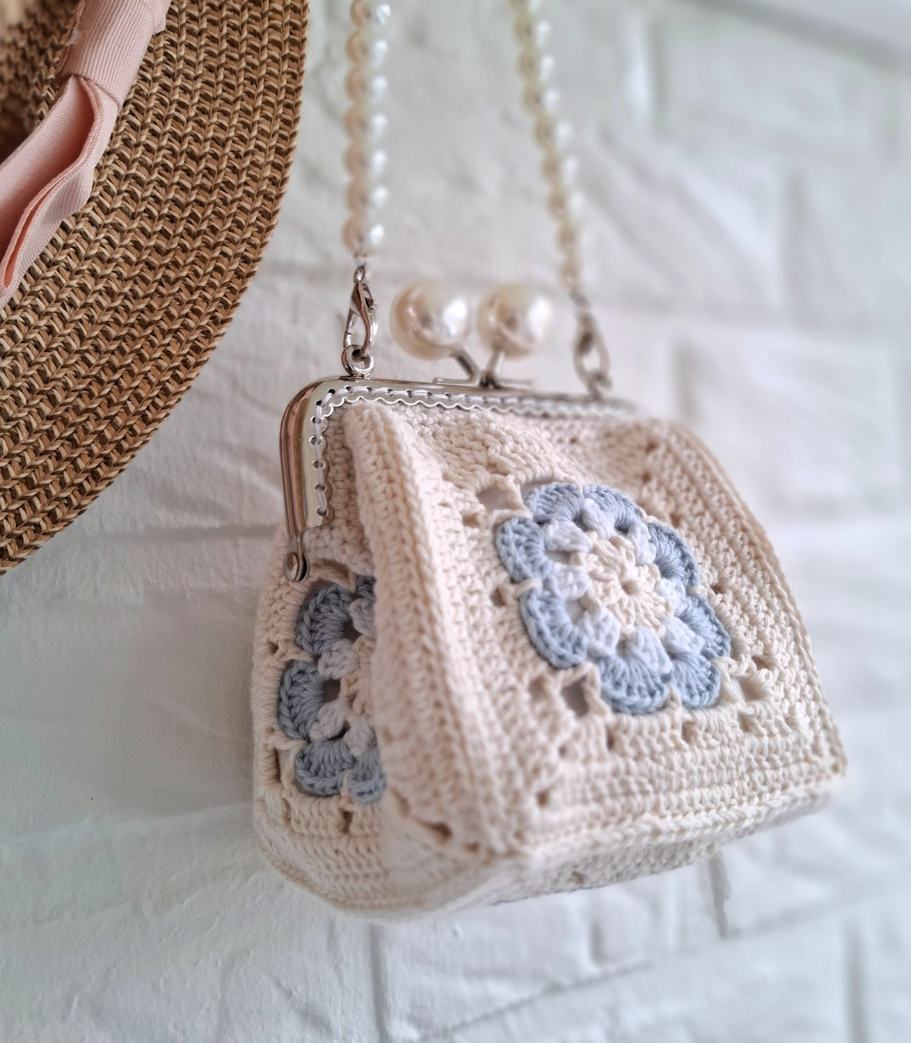 Light blue Bag/Clutch - Billede 2